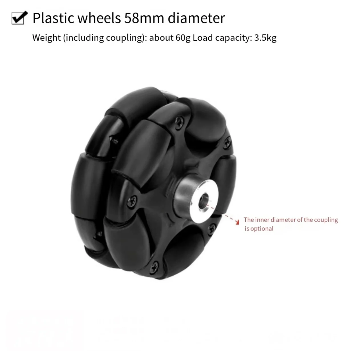 Metal Omni Wheel Intelligent W - огляд і ціна Coupling 8Mm