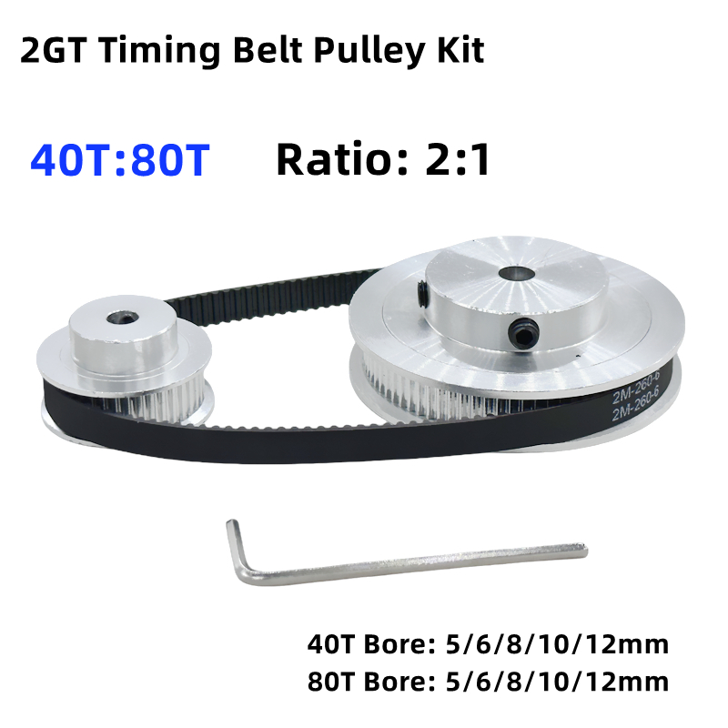 2GT 2M 80Teeth 40T GT2 40Teeth - огляд і ціна Gt2 Pulley