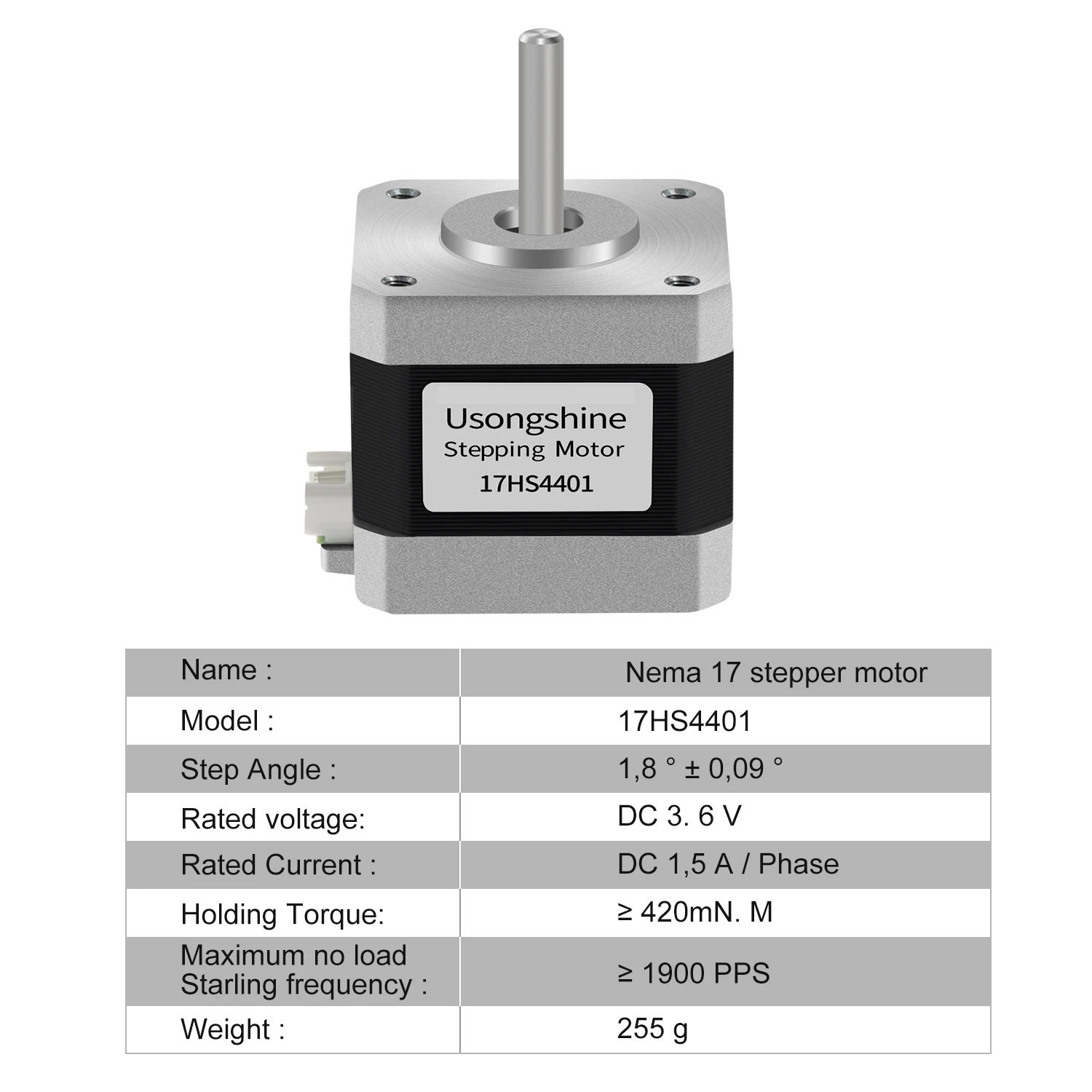 1/3/5pcs Nema17 Stepper Motor  - огляд і ціна Stepper Motor Nema17