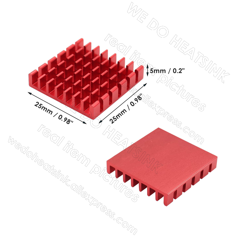 WE DO HEATSINK 25x25x5mm Witho - огляд і ціна Aluminium Extrusion