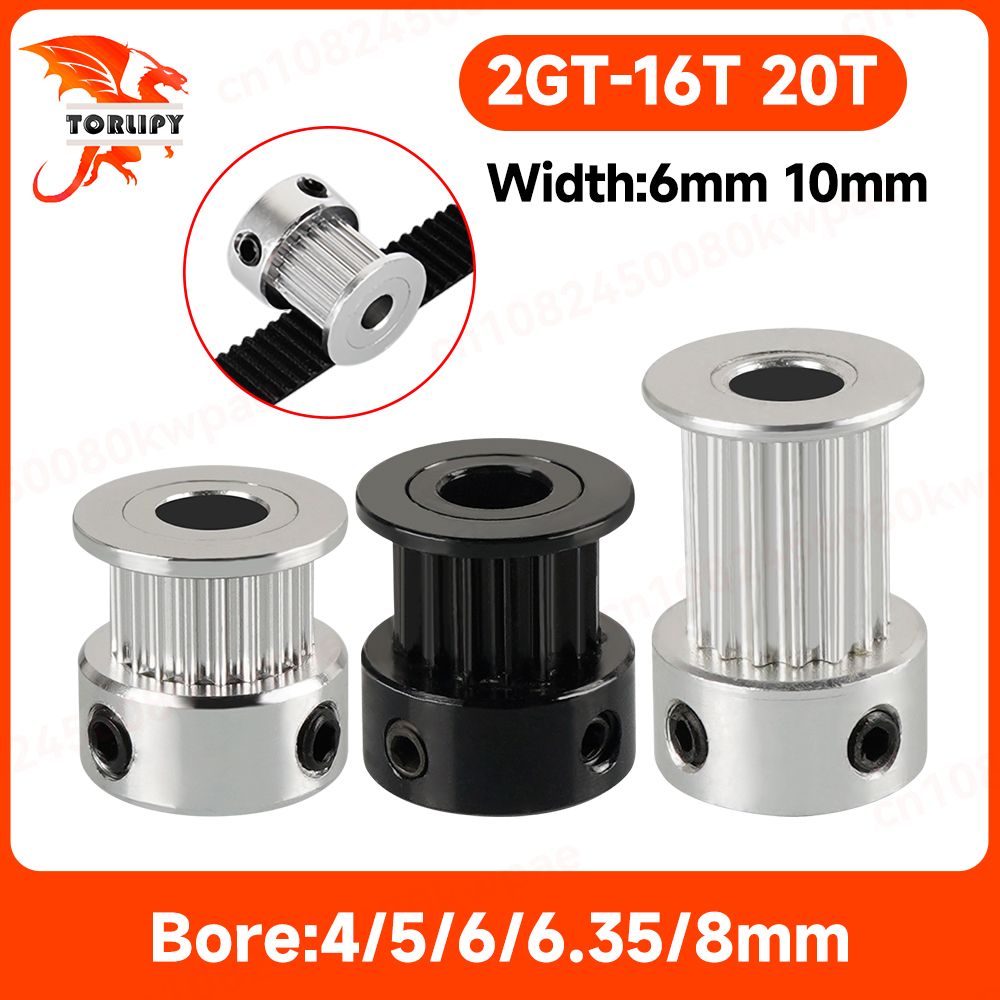 1/5/10pcs GT2 20Teeth 16 Teeth - огляд і ціна Gt2 Pulley