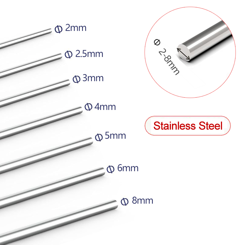 300mm Stainles Steel Solid Rou - огляд і ціна Linear Rod 8Mm